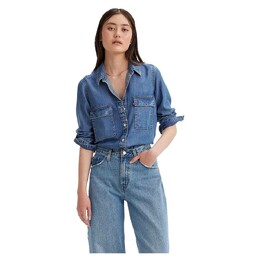 Levi's: Синяя рубашка 