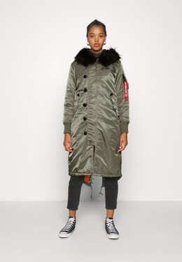 Alpha Industries: Пуховик с воротником 