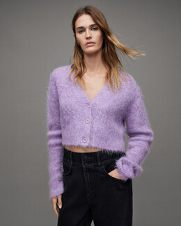 Allsaints: Кардиган с v-образным вырезом 