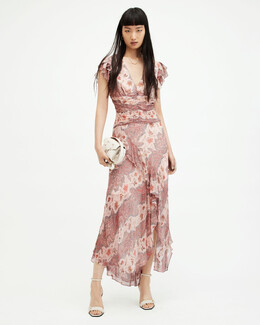 Allsaints: Длинное платье  Clay