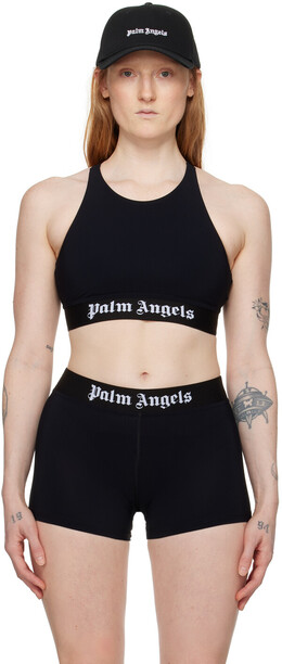 Palm Angels: Чёрный бюстгальтер 