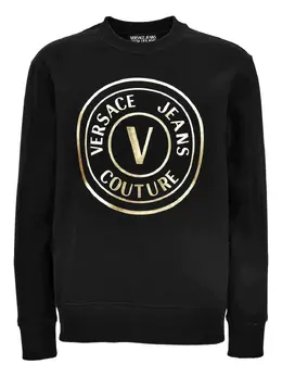 Versace Jeans Couture: Чёрный свитшот 