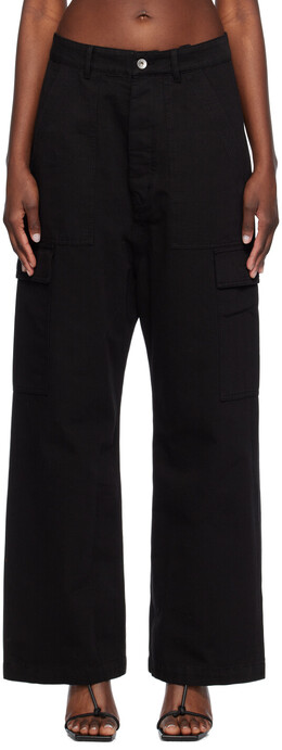 Rick Owens Drkshdw: Чёрные брюки 