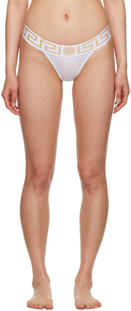Versace Underwear: Белые трусы 