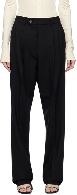 Sportmax: Чёрные брюки 