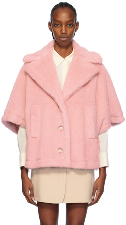 Max Mara: Розовое пальто 