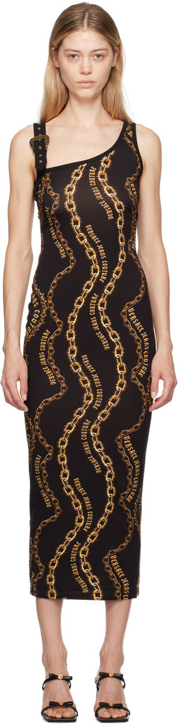 Versace Jeans Couture: Платье миди 