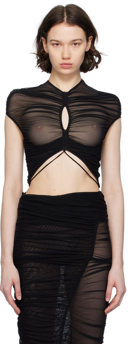 MUGLER: Короткая футболка 