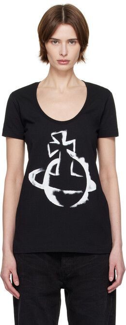 Vivienne Westwood: Чёрная футболка  Orb
