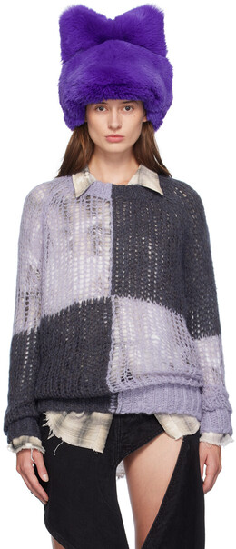 Acne Studios: Серый свитер 