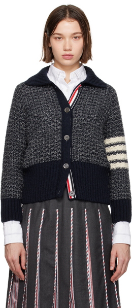 Thom Browne: Тёмный кардиган 