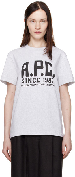 A.P.C.: Футболка с принтом 