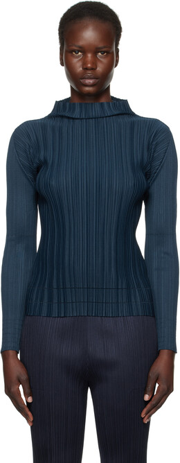 Pleats Please Issey Miyake: Тёмный топ 
