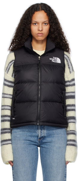 The North Face: Чёрный жилет  Nuptse