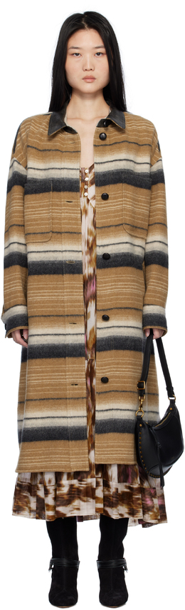 Isabel Marant Étoile: Коричневое пальто 