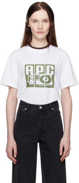A.P.C.: Белая футболка 
