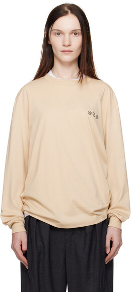A.P.C.: Бежевая футболка 