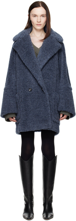 Max Mara: Синее пальто 