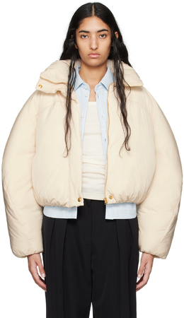 Jacquemus: Белая куртка  La Doudoune