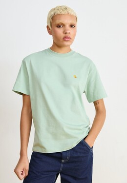 Carhartt WIP: Светлая футболка  Chase