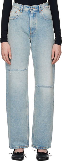 MM6 Maison Margiela: Синие джинсы 