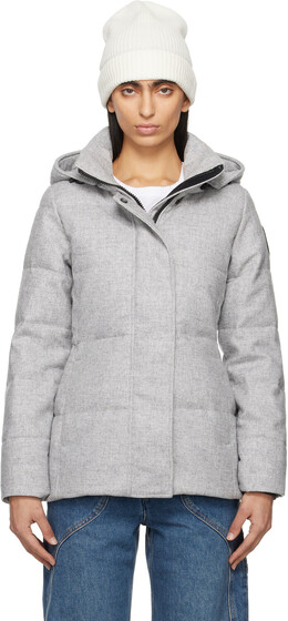 Canada Goose: Серая куртка  Chelsea