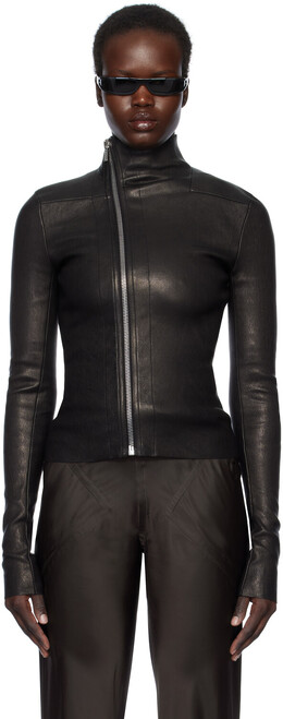 Rick Owens: Кожаная куртка  Gary