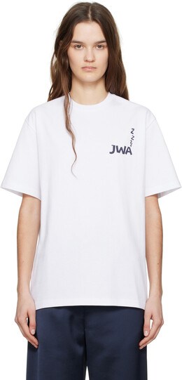 JW Anderson: Футболка  JWA с принтом