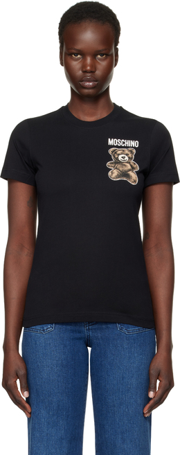 Moschino: Чёрная футболка 