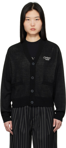 Carhartt Work In Progress: Чёрный кардиган 