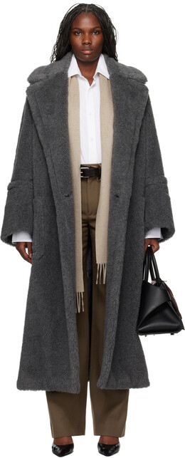Max Mara: Серое пальто 