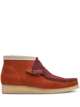 Clarks Originals: Оранжевые ботинки 