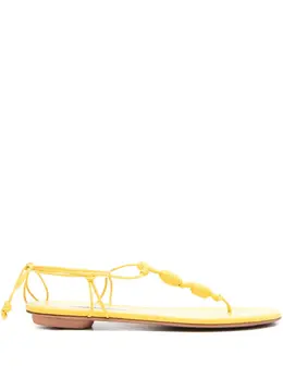 Aquazzura: Жёлтые сандалии 
