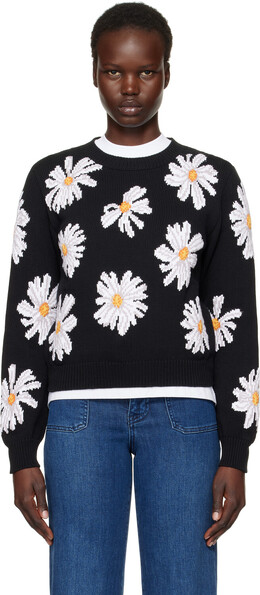 Moschino: Чёрный свитер 