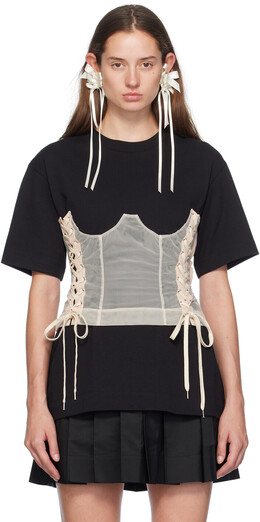Simone Rocha: Бежевая футболка 