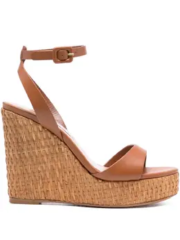 Aquazzura: Коричневые сандалии 