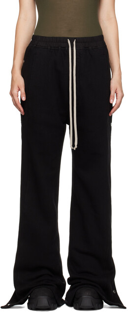 Rick Owens Drkshdw: Чёрные брюки 