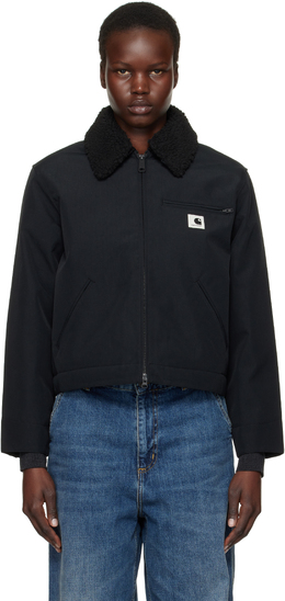 Carhartt Work In Progress: Чёрная куртка 
