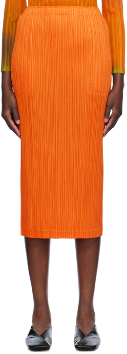 Pleats Please Issey Miyake: Юбка миди 