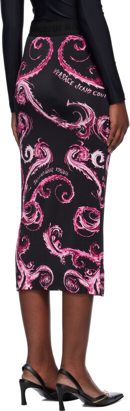 Versace Jeans Couture: Юбка миди 