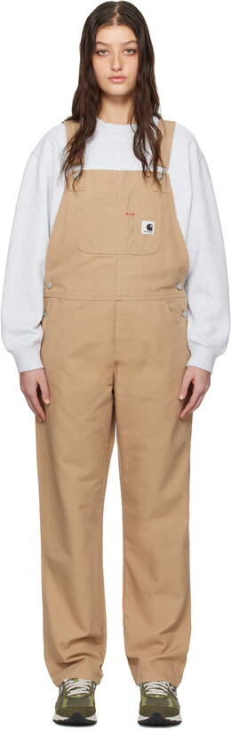 Carhartt Work In Progress: Бежевый комбинезон 