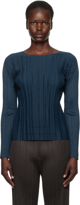 Pleats Please Issey Miyake: Тёмный топ 