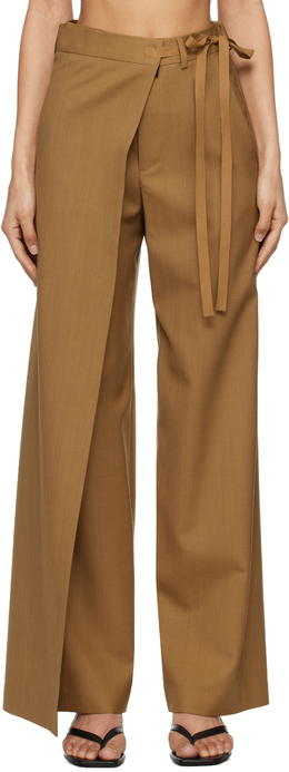 MM6 Maison Margiela: Брюки из шерсти 