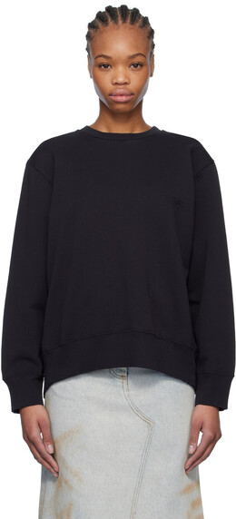 MM6 Maison Margiela: Чёрная футболка 