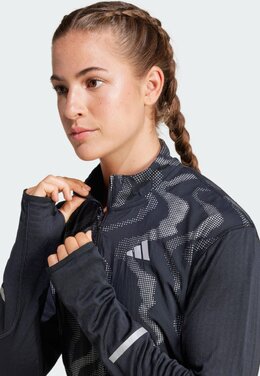 adidas Performance: Чёрная куртка 