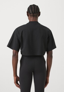 Adidas By Stella Mccartney: Чёрная футболка 
