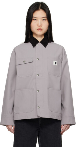 Carhartt Work In Progress: Серая куртка 