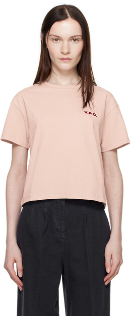 A.P.C.: Розовая футболка  VPC
