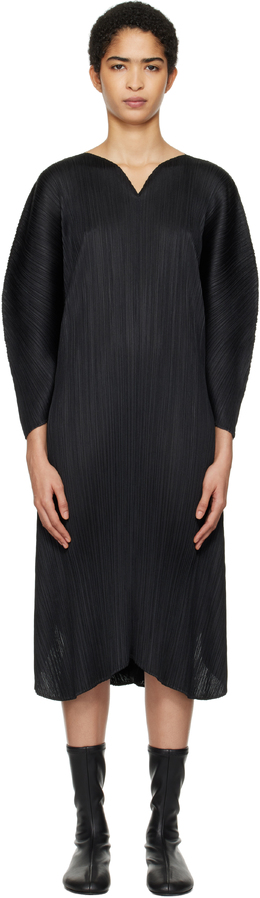 Pleats Please Issey Miyake: Платье миди 