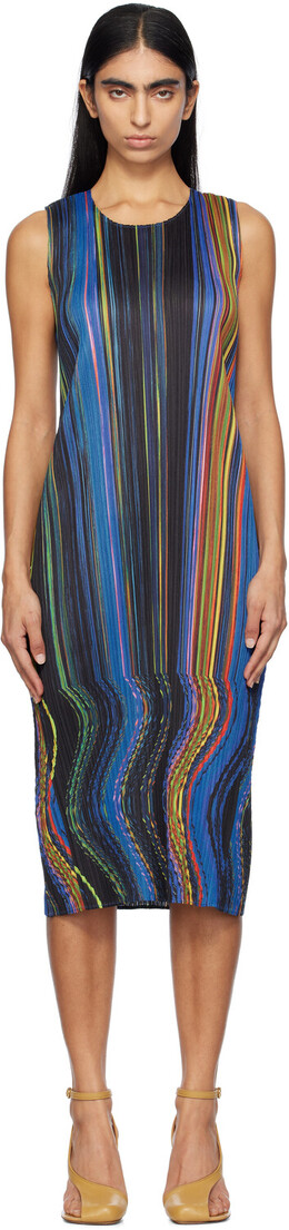 Pleats Please Issey Miyake: Платье миди 